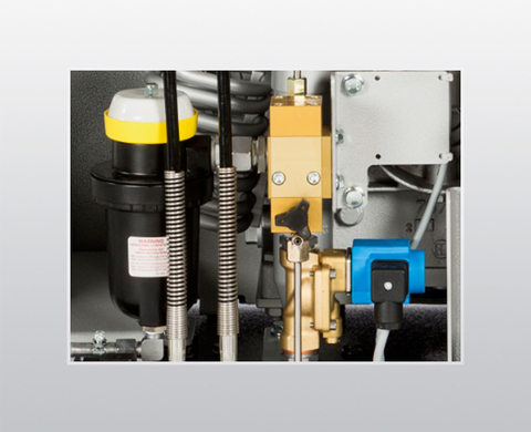 Automatic condensate drain incl. final pressure shutdown and control conforming to European CE standard Automatic condensate drain incl. final pressure shutdown and control conforming to European CE standard