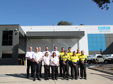 The team of the BAUER subsidiary in Sydney
