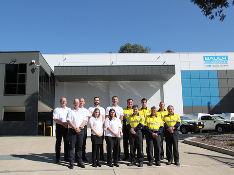 Das Team der BAUER Tochtergesellschaft in Sydney