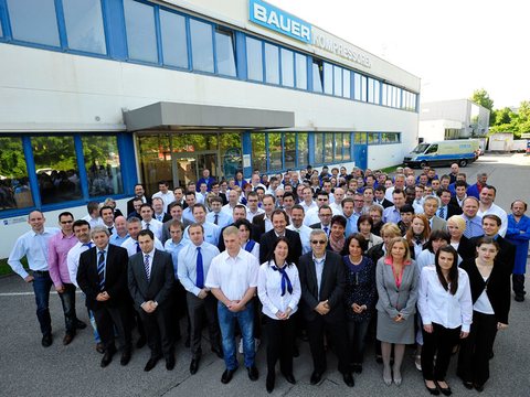 El equipo de BAUER KOMPRESSOREN GmbH