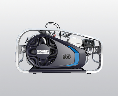 BAUER MARINER 200-B high-pressure compressor with petrol engine