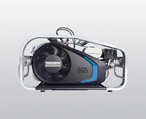 BAUER MARINER 250-B high-pressure compressor with petrol engine