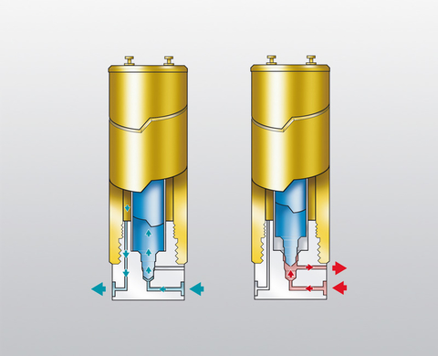 Schematic diagram of the safety vent