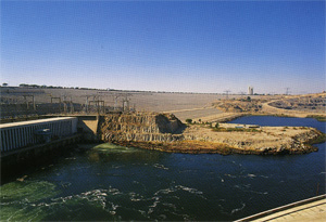 The Assuan Dam Keeps the Nile River in Check The Assuan Dam Keeps the Nile River in Check