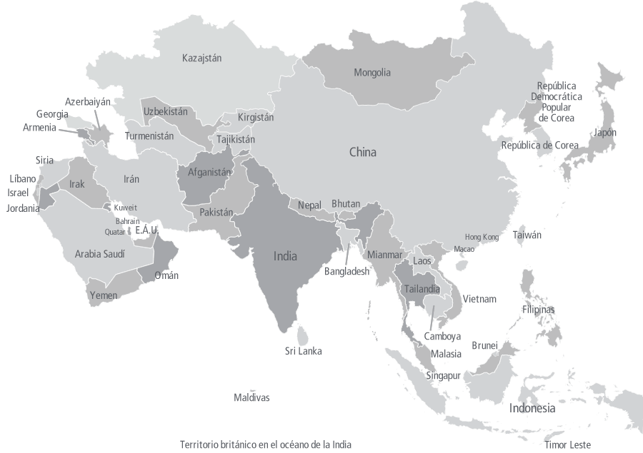 Puntos de ventas BAUER en Asia