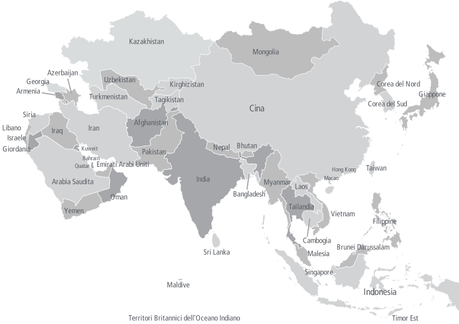 Punti vendita BAUER in Asia