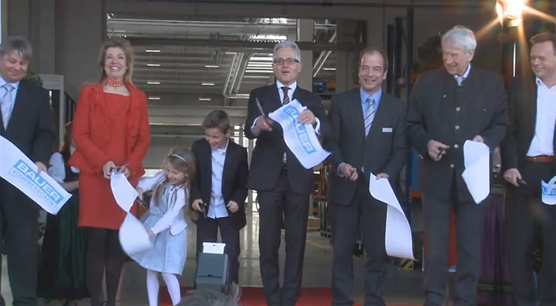 BAUER KOMPRESSOREN GmbH (BKM) held a Grand Opening Ceremony of its new assembly plant at Geretsried yesterday.