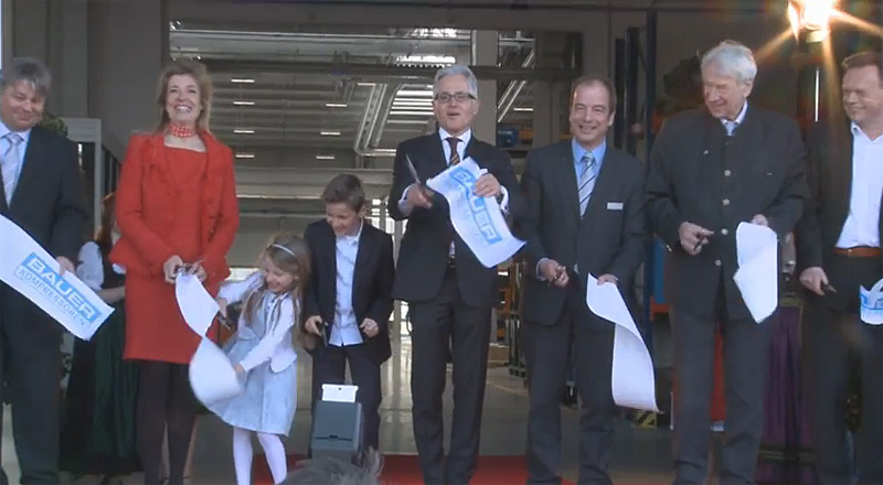 BAUER KOMPRESSOREN GmbH (BKM) held a Grand Opening Ceremony of its new assembly plant at Geretsried yesterday.