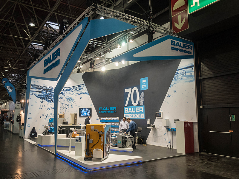 The BAUER stand at boot, in brand-new design